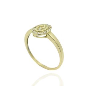 Foto de 13-6761S - SORTIJA CIRCONITA 8MM 18K