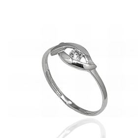 Foto de 71-3428BS - SORTIJA CIRCONITA 6MM O.B. 18K 