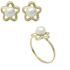 Foto de 05-2081S - SORTIJA ESTRELLA PERLA 10MM 18K