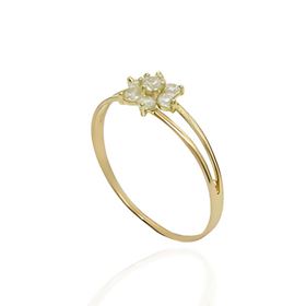 Foto de 71-9828S - SORTIJA ROSETÓN CIRCONITA 6MM 18K