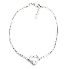 Foto de 20-19 - PULSERA PLATA CORAZÓN 9MM 19CM (ALARGADOR 2.5CM)