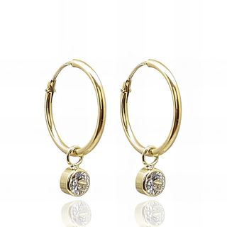 Foto de 42-1X12C - CRIOLLAS CIRCONITA CHATÓN 4MM 1X12MM 18K