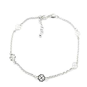 Foto de 20-12 - PULSERA PLATA TRÉBOLES 5MM 19CM (ALARGADOR 2CM)