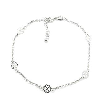 Foto de 20-12 - PULSERA PLATA TRÉBOLES 5MM 19CM (ALARGADOR 2CM)