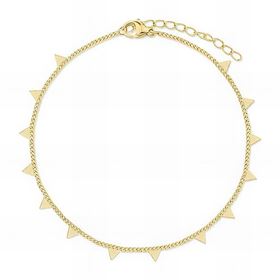 Foto de 18-AC290003 - TOBILLERA ACERO CHAPADA 21CM (ALARGADOR 5CM)