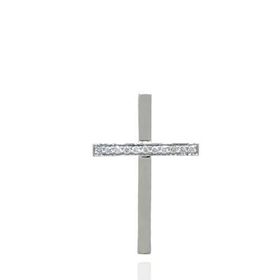 Foto de 10-600-152B - CRUZ "NETO" BRILLANTE 11 RD VSI 0.04 KTES. 20MM O.B. 18K