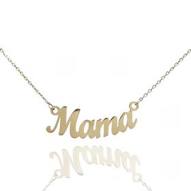 Foto de 13-MAMA - GARGANTILLA "MAMÁ" 22MM 42CM 18K