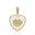 Foto de 51-17206 - COLGANTE 'MAMÁ' CORAZÓN LOVE 16MM 18K