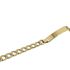 Foto de 10-391-051 - PULSERA PLACA BARBADA 8MM 21CM (12,20gr) (PLACA 10X38MM) 18K
