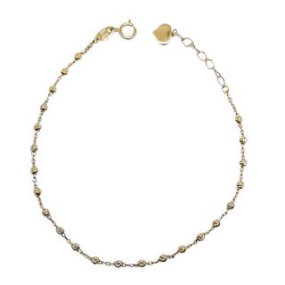 Foto de 28-3121 - PULSERA BOLAS LAPIDADAS 2.5MM 19CM 18K** 