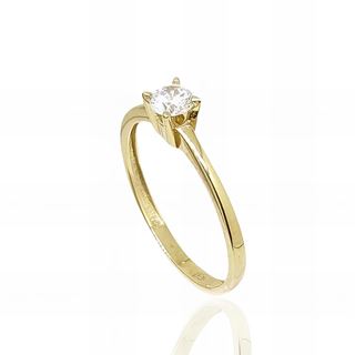 Foto de 28-280S - SORTIJA CIRCONITA 4MM 18K**