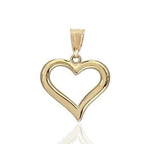 Foto de 28-15060 - COLGANTE CORAZÓN 16MM 18K**