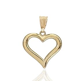 Foto de 28-15060 - COLGANTE CORAZÓN 16MM 18K**