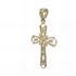 Foto de 28-209016 - CRUZ CRISTO BICOLOR CALADA 23MM 18K