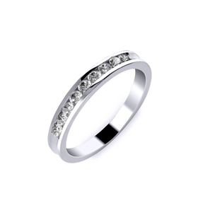 Foto de 75-61045 - MEDIA ALIANZA DIAMANTE "NETO" CALIDAD HI-SI2 O.B. 18K