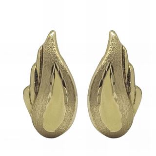 Foto de 61-30013 - PENDIENTES HOJA CATALÁN 15MM 18K