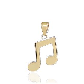 Foto de 28-12298 - COLGANTE DOS CORCHEAS BRILLO 12MM 18K