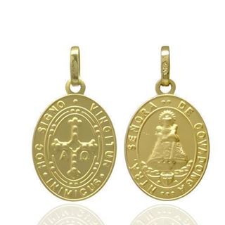 Foto de 78-2990-20 - ESCAPULARIO VIRGEN DE COVADONGA-CRUZ 20MM (1,73gr) 18K