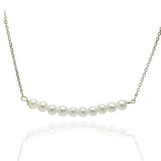 Foto de 05-3977G - GARGANTILLA PERLAS 3.3MM 42CM (ANILLA A 3CM) 18K