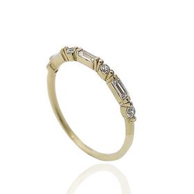 Foto de 12-059S - SORTIJA CIRCONITA 2MM 18K 