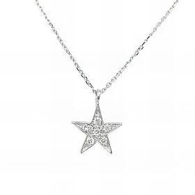 Foto de 10-297-1626B - CADENA-COLGANTE 'NETO' DIAMANTES 0.050KTES. RD SI 45CM O.B. 18K