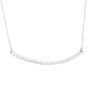 Foto de 25-0018G - GARGANTILLA PLATA CIRCONITA 40MM 40CM (ALARGADOR 5CM)