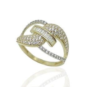 Foto de 44-00045S - SORTIJA BICOLOR CIRCONITA 11MM 18K