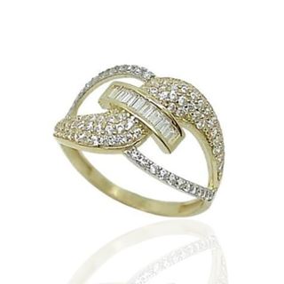 Foto de 44-00045S - SORTIJA BICOLOR CIRCONITA 11MM 18K