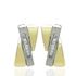 Foto de 70-1162 - PENDIENTES BICOLOR CIRCONITA 15MM CATALÁN 18K
