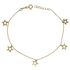 Foto de 12-15 - PULSERA ESTRELLAS CALADAS 19CM 18K