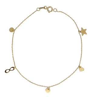 Foto de 12-046 - PULSERA MOTIVOS 19CM 18K