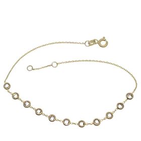 Foto de 12-004 - PULSERA CIRCONITA 3.6MM 20CM (ANILLA A 1CM) 18K