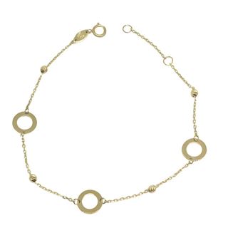 Foto de 28-1085 - PULSERA AROS 8MM 19CM (ANILLA A 2CM) 18K