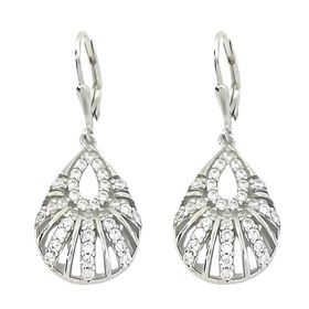 Foto de 38-006 - *OFERTA* PENDIENTES PLATA CIRCONITA 38MM