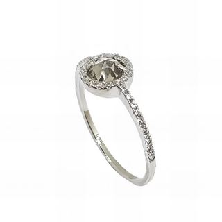 Foto de 32-0178F - *OFERTA* SORTIJA PLATA PIEDRA FUMÉ