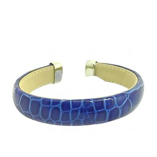 Foto de 00-BG-0624A - *OFERTA* BRAZALETE PIEL AZUL 13MM