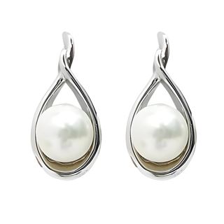 Foto de 22-100473 - *OFERTA* PENDIENTES PLATA PERLA 21MM