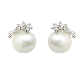 Foto de 22-110045 - *OFERTA* PENDIENTES PLATA PERLA CIRCONITA 14MM