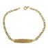 Foto de 88-1601 - PULSERA PLACA CIRCONITA 3.5MM 17CM (PLACA 6X25MM) (2,28gr) 18K