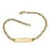 Foto de 88-1601 - PULSERA PLACA CIRCONITA 3.5MM 17CM (PLACA 6X25MM) (2,28gr) 18K