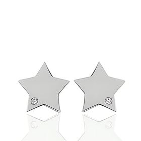 Foto de 51-1651705B - PENDIENTES ESTRELLA CIRCONITA 6.5MM O.B. 18K