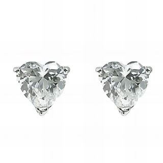 Foto de 25-0007 - PENDIENTES PLATA CORAZÓN 6MM