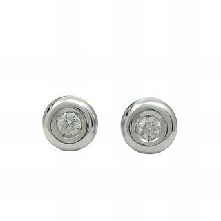 Foto de 10-539-008 - PENDIENTES "NETO" BRILLANTE 0.060 KT. 5MM O.B. 18K