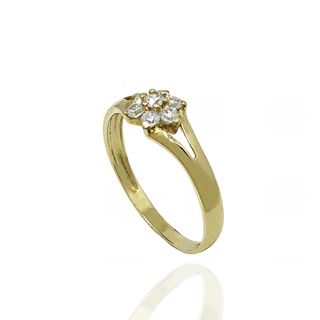 Foto de 13-3833S - SORTIJA ROSETÓN 6MM 18K