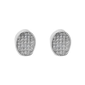 Foto de 25-0190P - PENDIENTES PLATA CIRCONITA 9MM