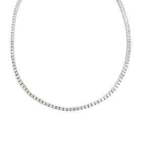 Foto de 25-198G - GARGANTILLA PLATA CIRCONITA 2.5MM 42CM