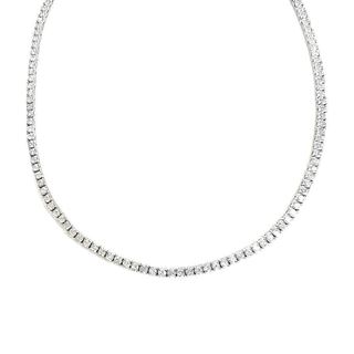 Foto de 25-198G - GARGANTILLA PLATA CIRCONITA 2.5MM 42CM