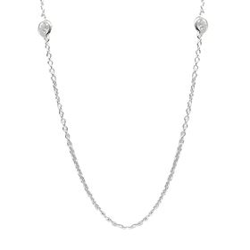 Foto de 25-0244 - GARGANTILLA PLATA DOS CIRCONITAS 5MM 45CM