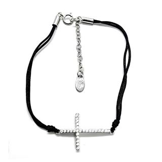 Foto de 25-02113 - PULSERA PLATA CRUZ CIRCONITA 20MM 17CM (ALARGADOR 3.5CM)