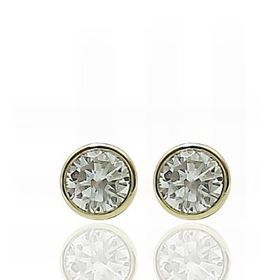 Foto de 51-200045 - PENDIENTES CHATÓN 4MM 18K 